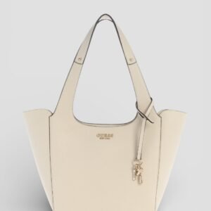 Beige helina tote bag