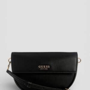 Black cerelia shoulder satchel bag