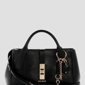 Black brooke high society satchel bag
