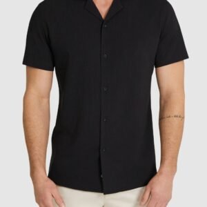 Black Euston Stretch Shirt
