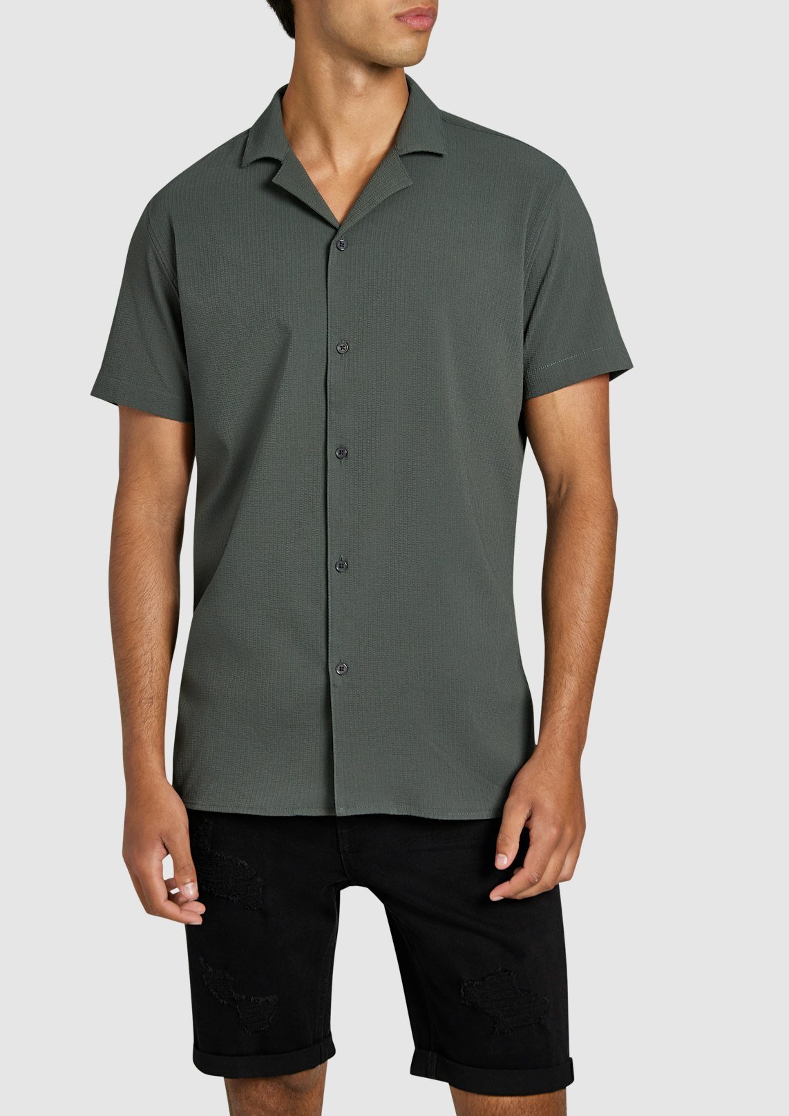 Green Euston Stretch Shirt