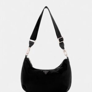 Eco black gemma hobo shoulder bag