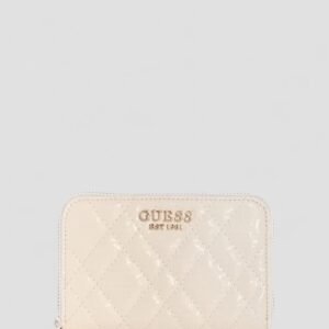White isemay medium zip around wallet