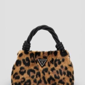 Leopard shaida top handle crossbody bag