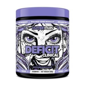 Faction Labs Deficit Clinical – 50 serves Grape Bubblegum
