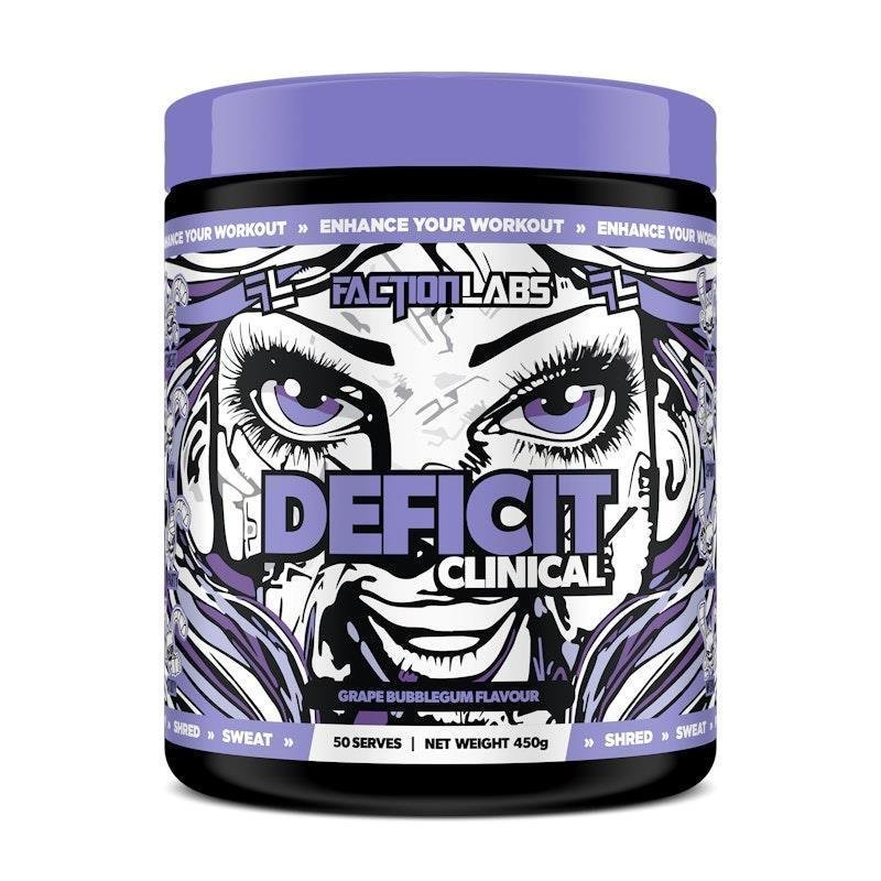 Faction Labs Deficit Clinical - 50 serves Grape Bubblegum