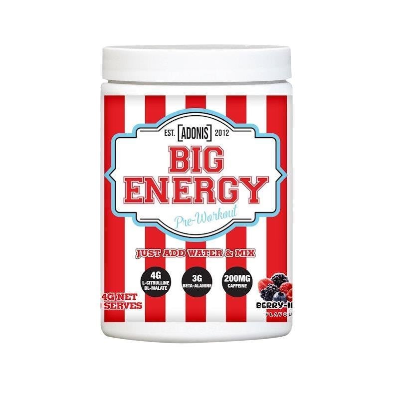 Adonis Gear Big Energy (Pre-Workout) - Berry 414g