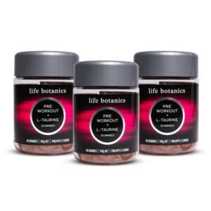 Life Botanics PreWorkout Gummies 3×40 Pack