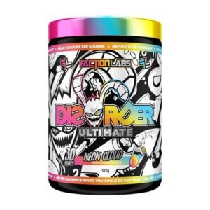 Faction Labs Disorder Ultimate – 30 Serves 570g Neon Cloud (Pineapple Passionfruit)
