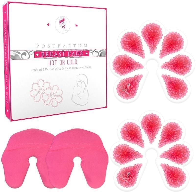 Ninja Mama Breast Therapy Packs - Pack Of 2 (Hot Or Cold) with 2 washable sleeves