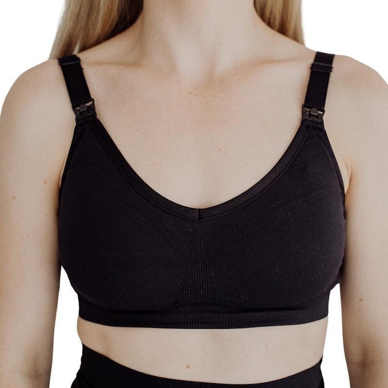 Bubba Bump Maternity/Nursing Bra Black Medium