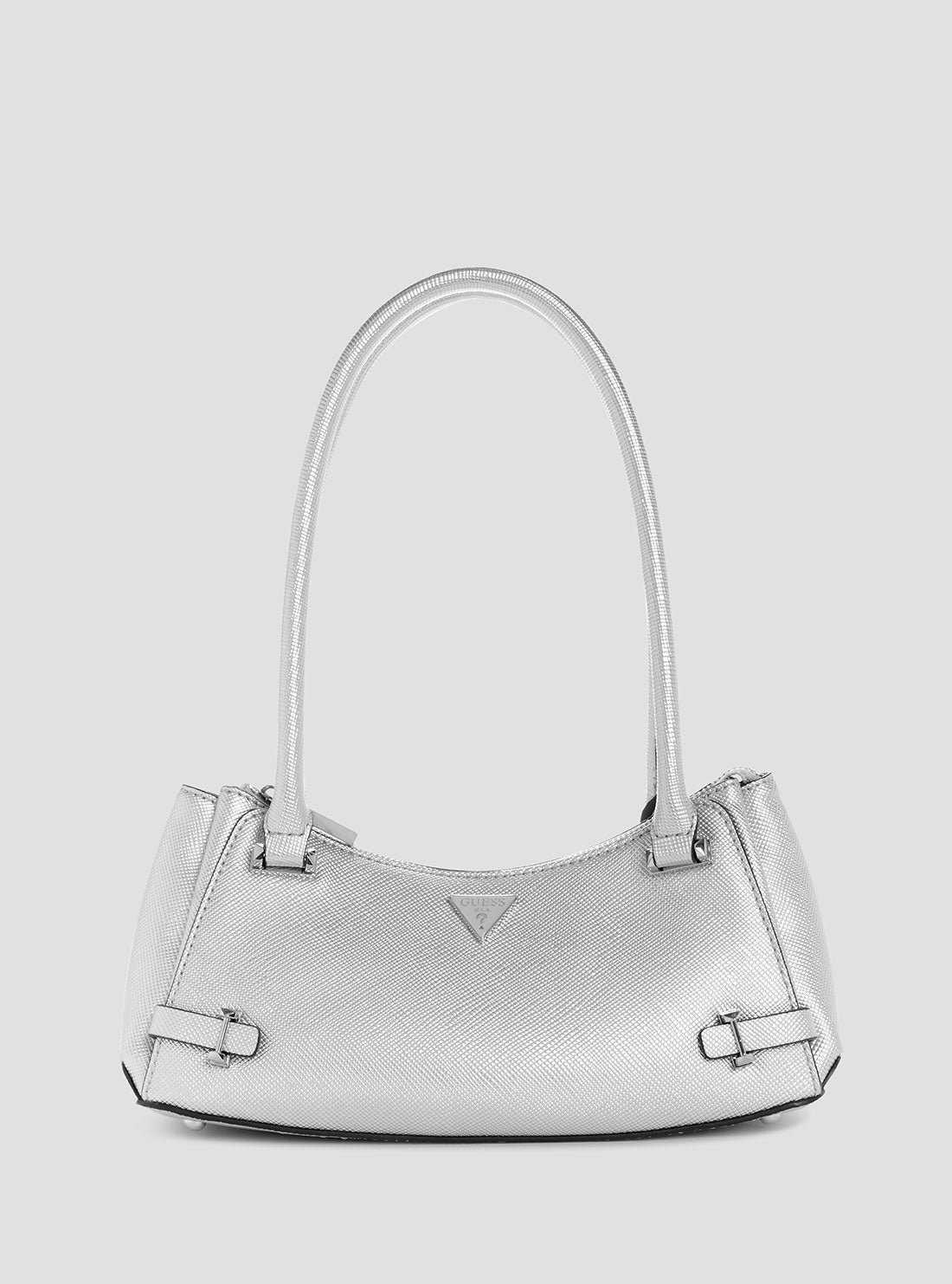 Silver rosalba shoulder bag