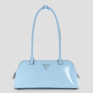 Blue arnela shoulder satchel bag