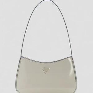 Grey arnela top zip shoulder bag