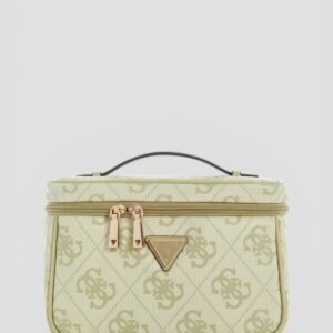 Green logo berta toiletry train case