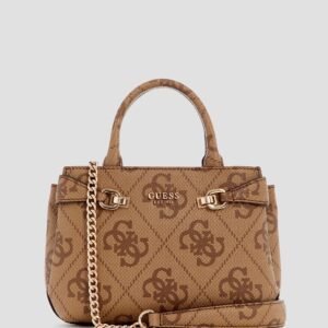 Brown logo lorelei mini satchel bag