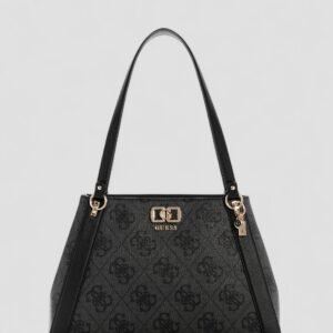 Black logo karnilla logo girlfriend carryall