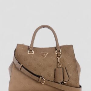 Brown logo cresidia ii society satchel bag