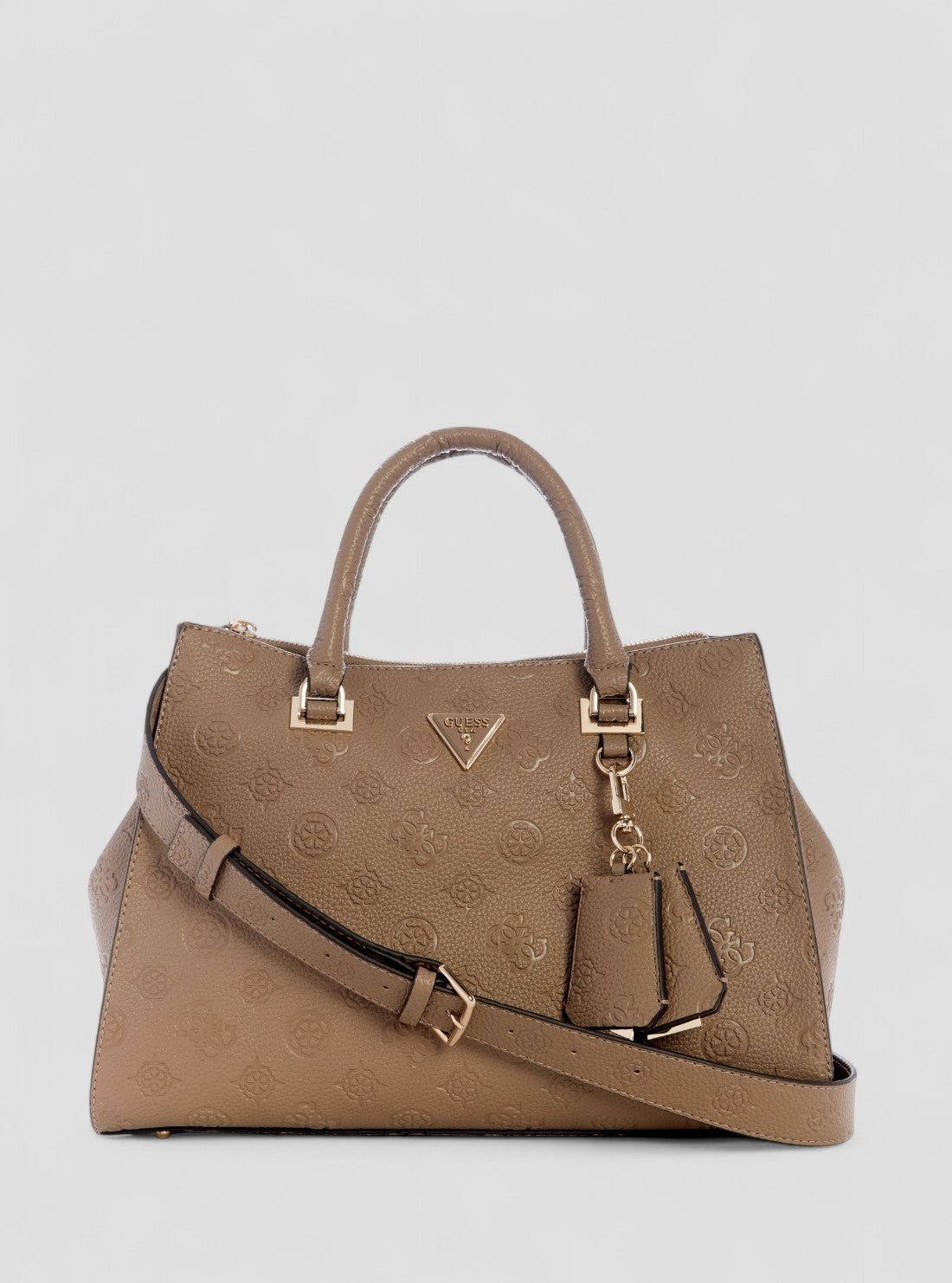 Brown logo cresidia ii society satchel bag