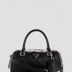 Black logo cresidia ii box satchel bag