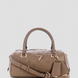 Brown logo cresidia ii box satchel bag