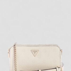 White logo cresidia ii status crossbody bag