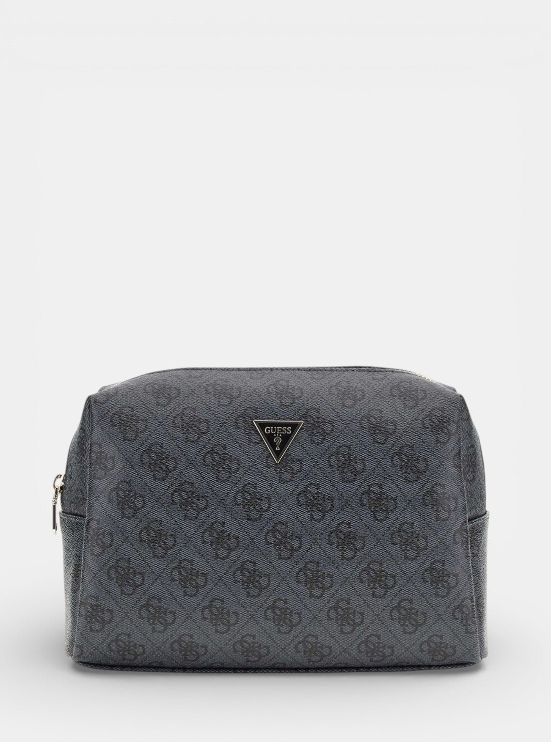 Black logo zamira top zip bag