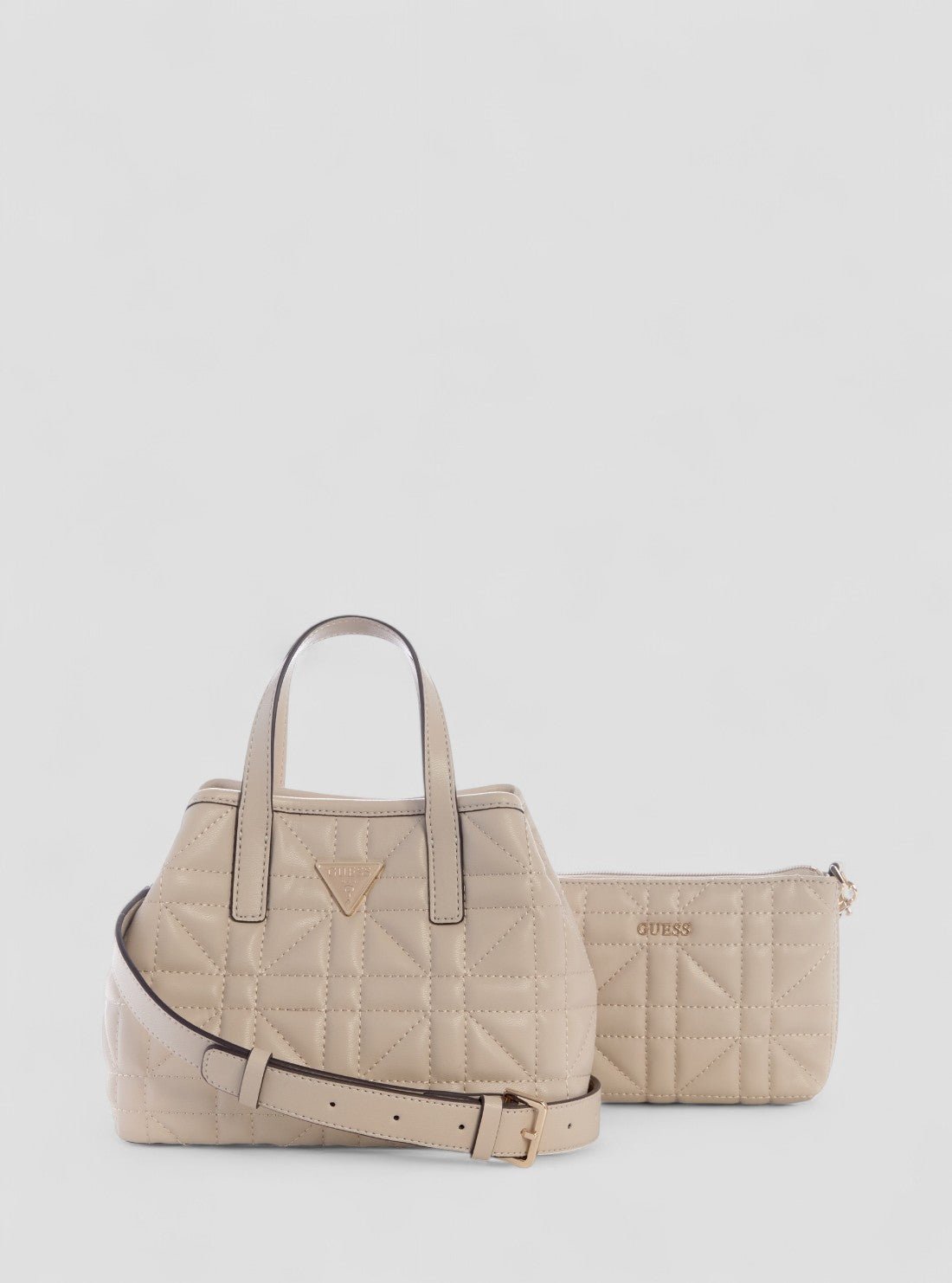 Beige edita mini tote bag