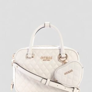 White atabey box satchel bag