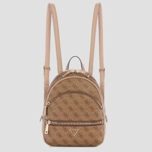 Brown logo manhattan backpack