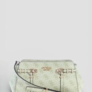 Green logo leona girlfriend crossbody bag