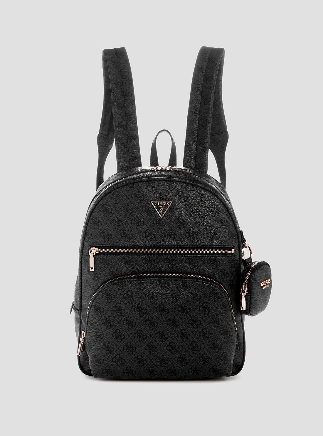 Black logo power play large backpack