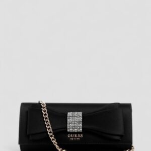 Black elsie clutch bag