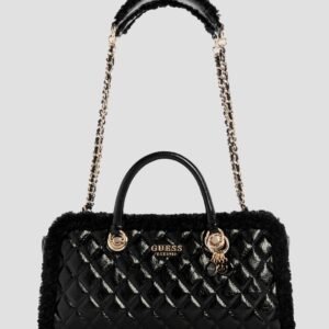 Black cristi shoulder satchel bag