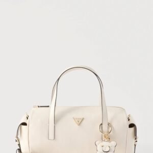 White kassie small box satchel bag