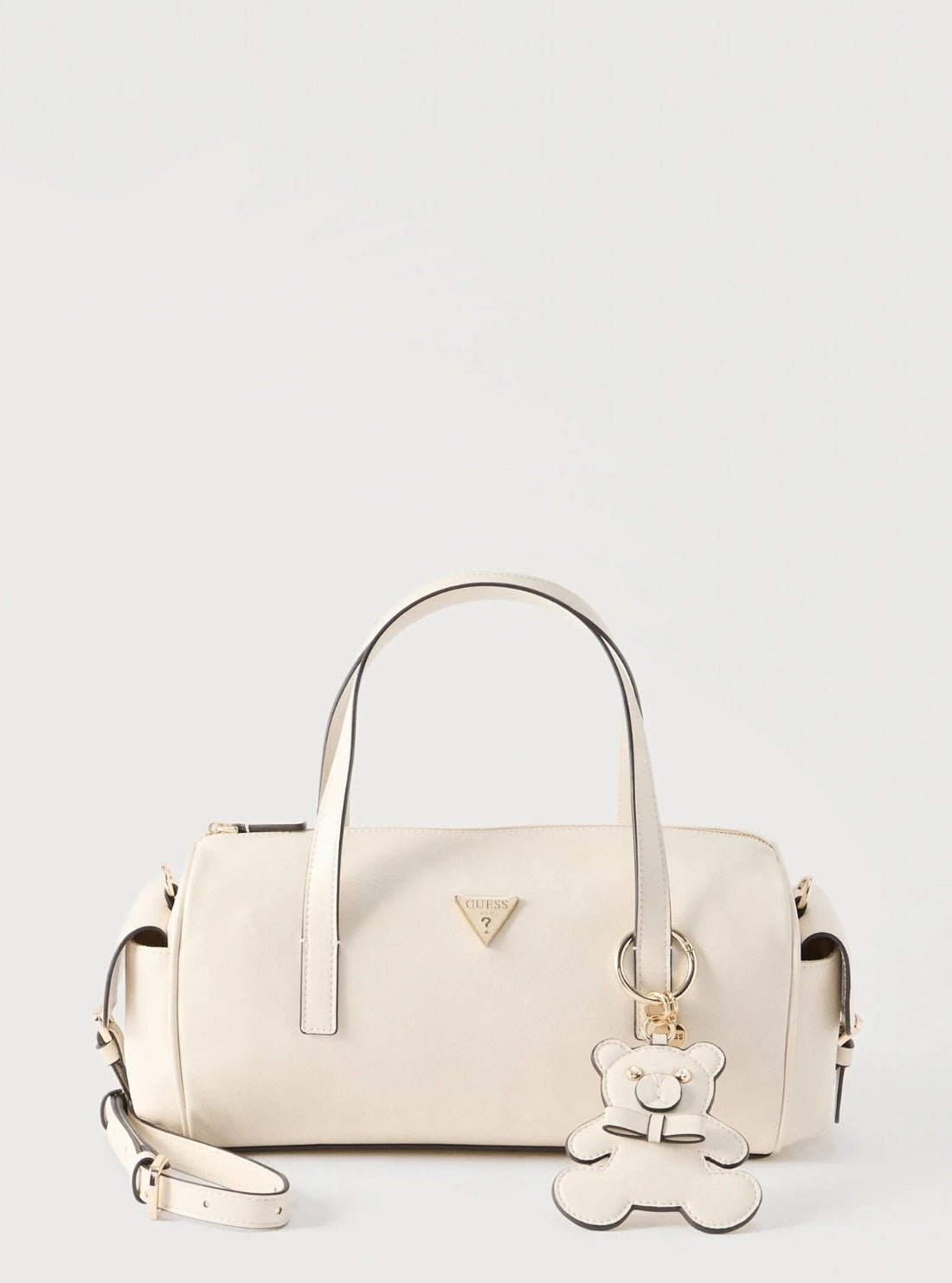 White kassie small box satchel bag
