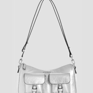 Silver kassie convertible shoulder bag