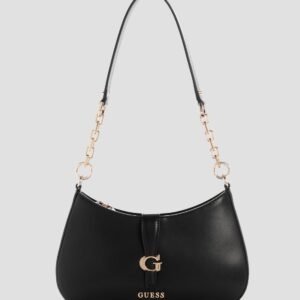 Black carrie top zip shoulder bag