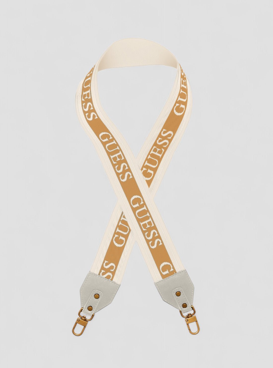 Beige guess webbing strap