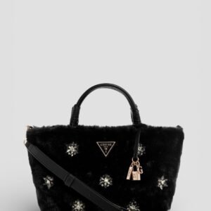 Black shaida tote bag