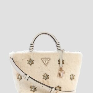 White shaida tote bag