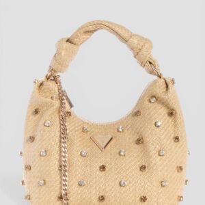 Beige isotta small hobo bag