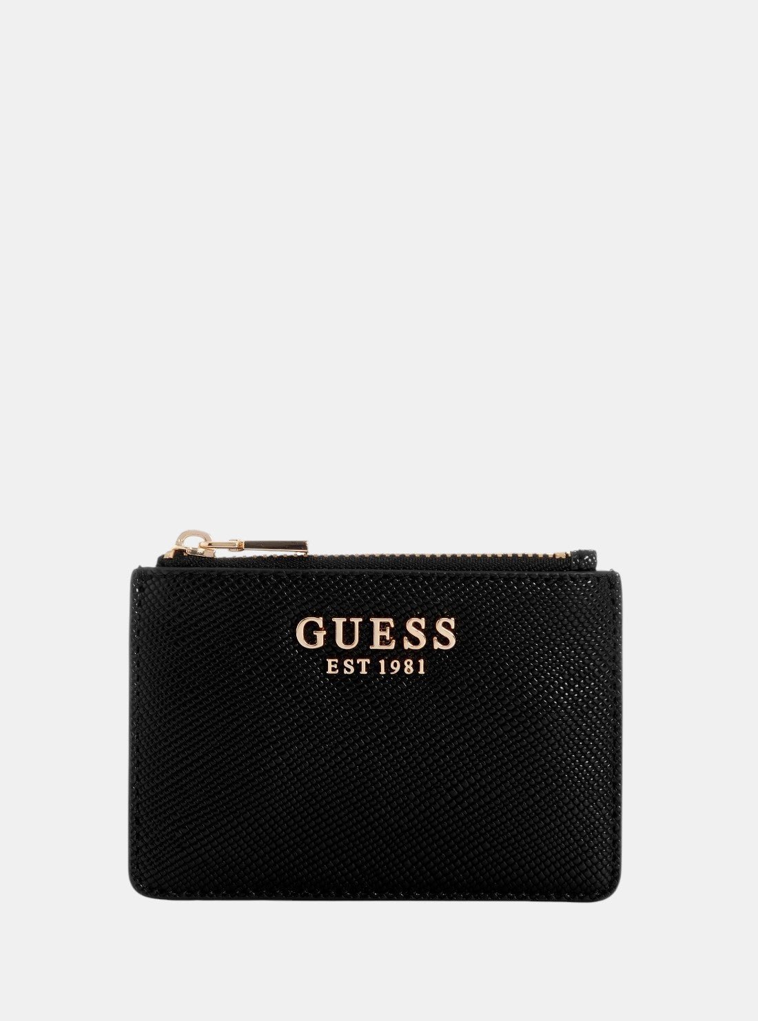 Black laurel credit card case