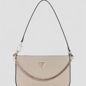 Beige noelle mini top shoulder bag