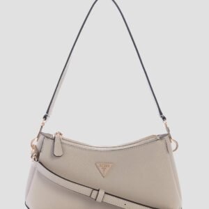 Taupe noelle 3 compartment shoulder crossbody bag