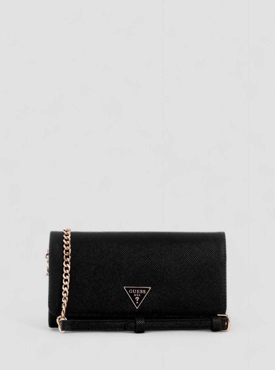 Black noelle crossbody flap organiser bag