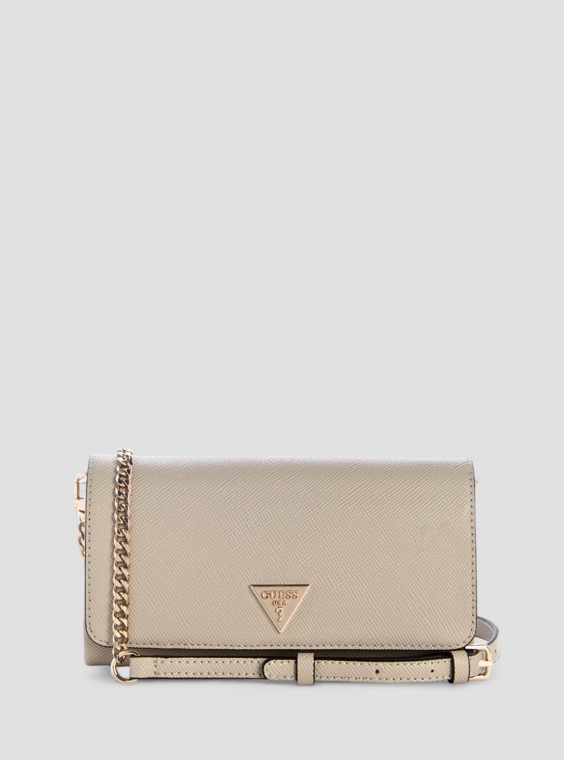 Beige noelle crossbody flap organiser bag