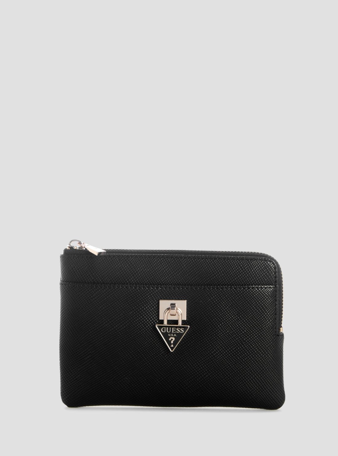 Black patsie key ring pouch