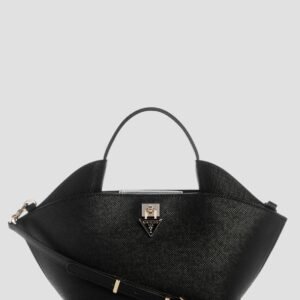 Black patsie mini tote bag