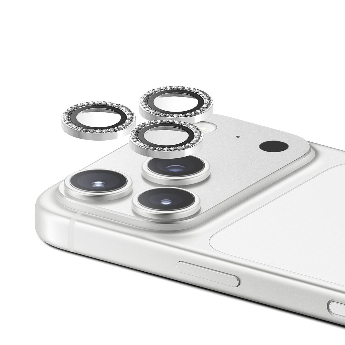 Camera Lens Gem - Silver